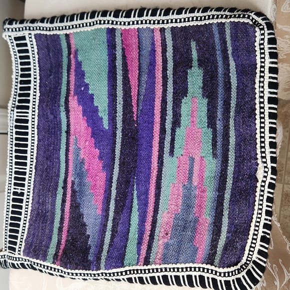 Rey Wear wool messenger crossbody bag aztec festival bohemian carryall tote - Picture 6 of 6